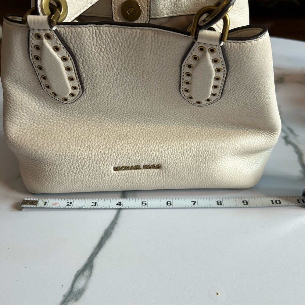Michael Kors Small Brooklyn Cream Bag